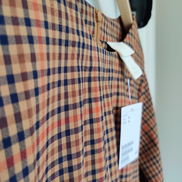 H&M plaid long sleeve dress, size 10 NWT - Picture 3 of 4